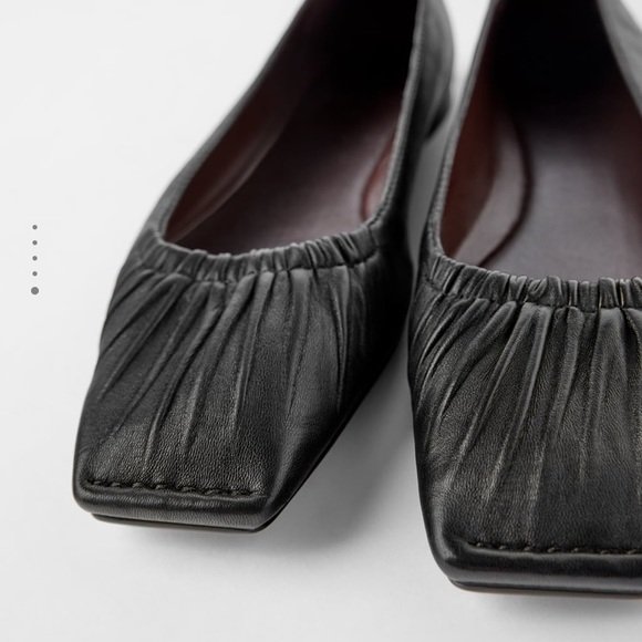 Zara square toe flats Clearance